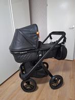 ZGAN dubatti one e3 zwart lederen kinderwagen + wandelwagen, Kinderen en Baby's, Kinderwagens en Combinaties, Ophalen, Zo goed als nieuw