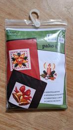 Borduurpakket, zes kerstkaarten, Hobby en Vrije tijd, Borduren en Borduurmachines, Ophalen of Verzenden, Nieuw, Handborduren, Borduurpakket