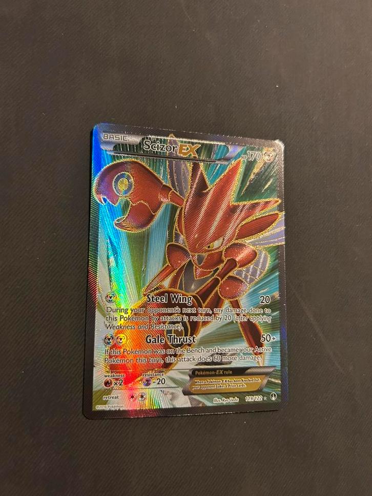 Pokemon - Scizor ex 119/122, Hobby en Vrije tijd, Verzamelkaartspellen | Pokémon, Nieuw, Losse kaart, Foil, Ophalen of Verzenden