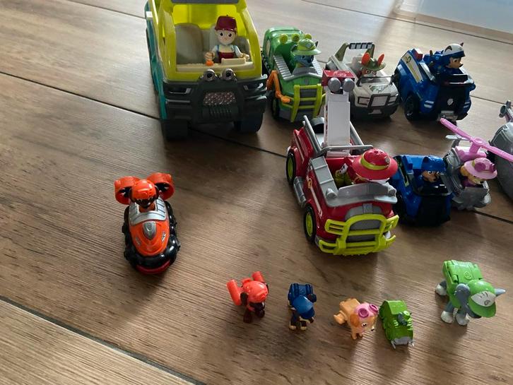 Paw Patrol Voertuigen en Pups - Set!, Kinderen en Baby's, Speelgoed | Overig, Gebruikt, Jongen of Meisje, Ophalen of Verzenden