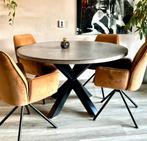 Eetkamertafel met betonblad nieuw 1350,- nu 249,-, Huis en Inrichting, Tafels | Eettafels, Ophalen, Rechthoekig, 200 cm of meer