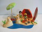 Playmobil vakantie op strand met kind  4149 en tentje, Ophalen of Verzenden, Gebruikt, Los playmobil