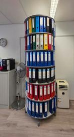 Ordner carrousel 6 etages, t.e.a.b., Ophalen of Verzenden, Gebruikt