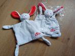 Bonbebe doekje konijn knuffeldoekje wit, Ophalen of Verzenden, Zo goed als nieuw, Konijn