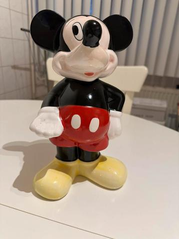 Porseleinen Mickey Mouse spaarpot te koop! beschikbaar voor biedingen