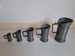 Tinnen kannetjes, Antiek en Kunst, Antiek | Tin, Ophalen of Verzenden
