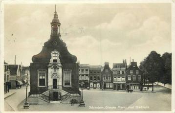 (388-545-001) Schiedam Groote Markt met Stadhuis beschikbaar voor biedingen