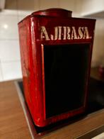 Vintage kroepoek blik rood, Ophalen, Gebruikt, Gebruiksvoorwerp