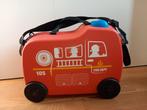 Reiskoffer kind brandweer, Sieraden, Tassen en Uiterlijk, Koffers, Hard kunststof, Minder dan 50 cm, Ophalen of Verzenden, Zo goed als nieuw
