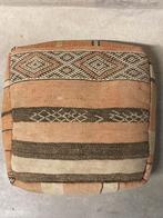 Marokkaanse poef handgemaakt, Gebruikt, Vierkant, Ophalen of Verzenden, Stof