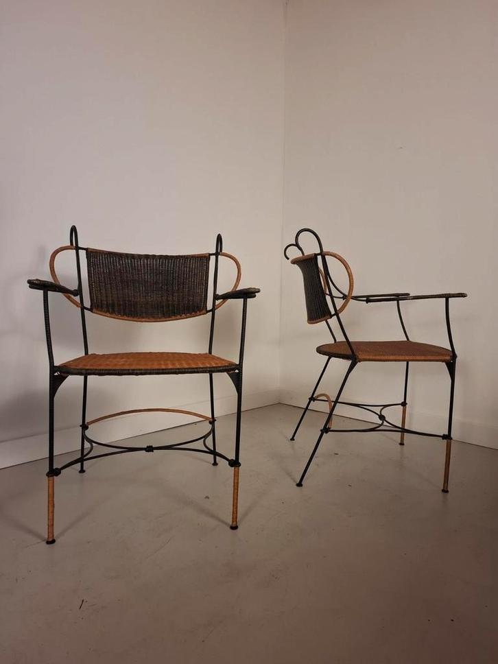 Vintage design stoelen Roderick Vos Rohé Noordwolde Raffles, Huis en Inrichting, Stoelen, Gebruikt, Ophalen of Verzenden