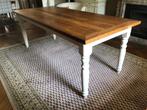 Eetkamertafel eiken blad, Huis en Inrichting, Tafels | Eettafels, Ophalen, Gebruikt, Eikenhout, 200 cm of meer