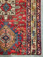 Vintage Perzisch wol vloerkleed loper Karaja 69x434cm, Persian Perzisch vintage oosters hype, Crème, Gebruikt, 200 cm of meer