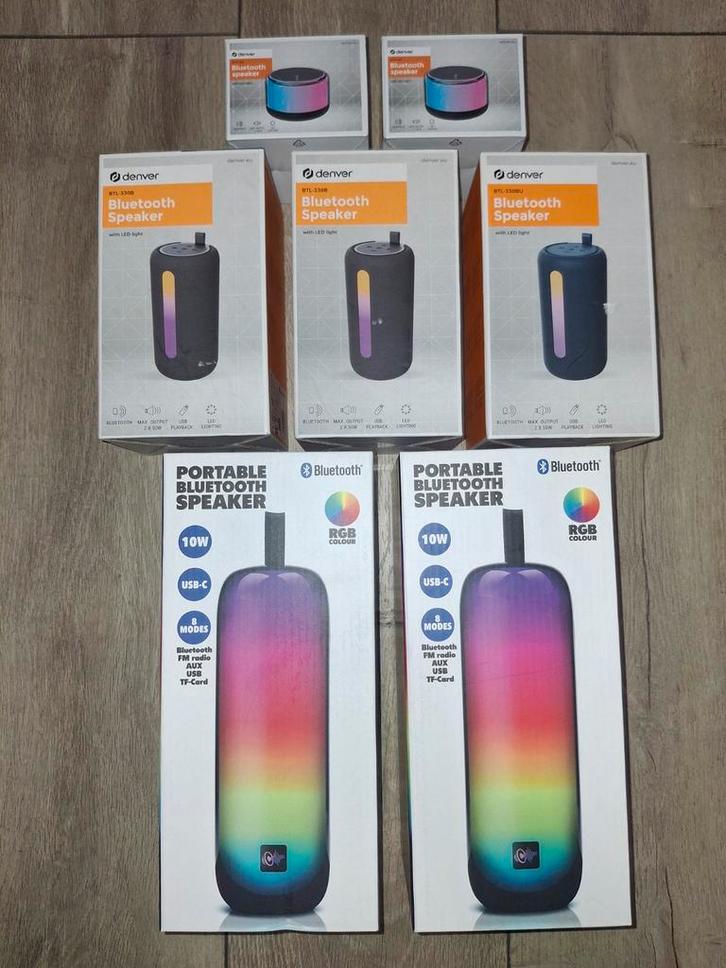 Bluetooth Speakers - Nieuw in doos!, Audio, Tv en Foto, Luidsprekers, Nieuw, Overige typen, Minder dan 60 watt, Overige merken