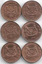 1  cent  div. jaren  Singapoer. km. 98 a ( 0,10 p. st. ), Ophalen of Verzenden, Zuidoost-Azië, Losse munt