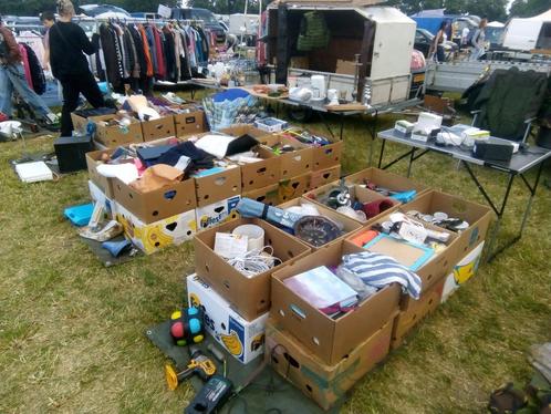 30 volle dozen rommelmarkt spullen, Diversen, Rommelmarktspullen, Ophalen
