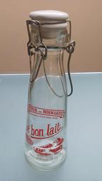 Vintage Franse Melkfles Halve Liter met Porseleinen Dop, Antiek en Kunst, Ophalen of Verzenden