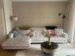 Prachtige  sofa incl hocker,  kleur adore naturel z.g.a.n, Huis en Inrichting, Banken | Complete zithoeken, Ophalen of Verzenden