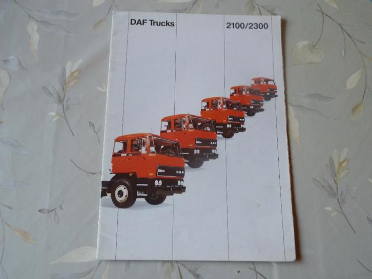 DAF 2100  2300, Boeken, Auto's | Folders en Tijdschriften, Zo goed als nieuw, Overige merken, Verzenden