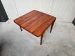 Vintage Deense salontafel, massief teak, John Boné, Huis en Inrichting, Tafels | Salontafels, Gebruikt, 50 tot 100 cm, Minder dan 50 cm