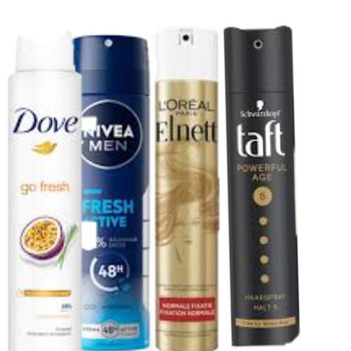 Gezocht deo flessen haarlak voor school project, Verzamelen, Parfumverzamelingen, Parfumfles, Ophalen