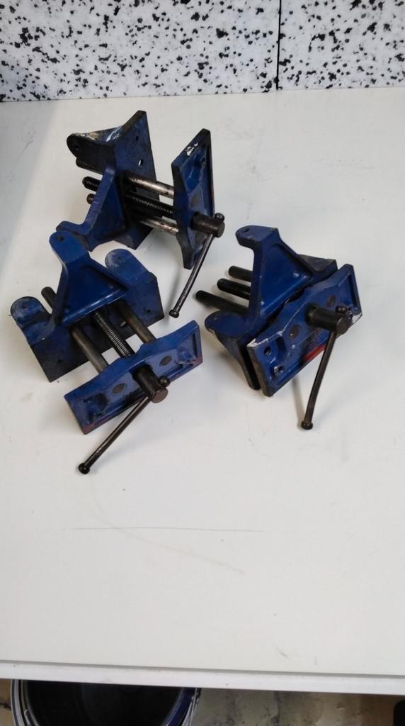 Meubelmakersbankschroef Record, 3 STUKS VOOR €35 !!, Doe-het-zelf en Verbouw, Gereedschap | Handgereedschap, Gebruikt, Ophalen of Verzenden