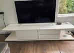 Hoogglans wit tv meubel Goossens, Huis en Inrichting, Ophalen, Gebruikt, 200 cm of meer, Minder dan 100 cm