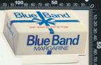 Sticker: Blue Band - Margarine, Ophalen of Verzenden, Zo goed als nieuw, Bedrijf of Vereniging