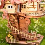 Robotime Sakura Boomhut, Info@artbizniz.nl, Verzenden, Groter dan 1:32, Nieuw