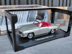 Mercedes-Benz 190 SL Cabriolet zilver 1/18 Norev 183535, Hobby en Vrije tijd, Modelauto's | 1:18, Ophalen of Verzenden, Zo goed als nieuw