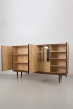 XL vintage highboard met palissander fineer SALE, Ophalen, Gebruikt, Minder dan 150 cm, 25 tot 50 cm