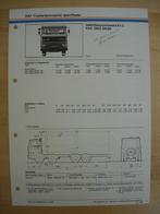 DAF FAC 2800 DKSE Technische Specificatie Folder 1982 – 8x2, Boeken, Auto's | Folders en Tijdschriften, Overige merken, Zo goed als nieuw