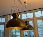 Twee grote hanglampen brons, Ophalen, Metaal, Minder dan 50 cm, Landelijk