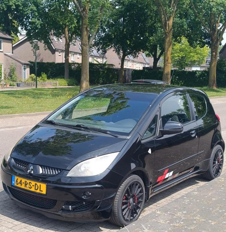 Mitsubishi Colt 1.5 Turbo CZT 2005 Zwart, Auto's, Mitsubishi, Particulier, Colt, Benzine, D, Hatchback, Handgeschakeld, Origineel Nederlands