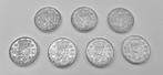 Zilveren rijksdaalders Juliana, Koningin Juliana, Setje, Zilver, Ophalen of Verzenden
