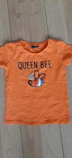 Oranje t.shirt Queen Bee 116 Koningsdag., Meisje, Ophalen of Verzenden, Zo goed als nieuw, Shirt of Longsleeve