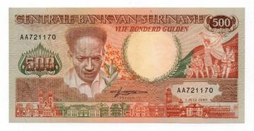 Suriname 500 gulden 1986 - Unc - 036 beschikbaar voor biedingen