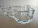 Fins Design Iittala Alvar Aalto Glazen Schaal Transparant, Ophalen of Verzenden, Zo goed als nieuw, Glas, Schaal