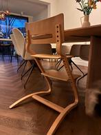 Leander meegroeistoel – houten kinderstoel – verstelbaar, Kinderen en Baby's, Kinderstoelen, Ophalen, Gebruikt, Meegroeistoel