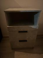 Betonlook nachtkastjes, Ophalen, Gebruikt, Minder dan 45 cm, 55 tot 70 cm