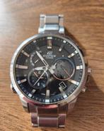 Casio Edifice EQB-600D horloge Bluetooth Zwarte Globe, Staal, Polshorloge, Ophalen of Verzenden, Zo goed als nieuw