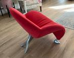 Rode stoffen Papageno fauteuil van Leolux, Huis en Inrichting, Fauteuils, Ophalen, Zo goed als nieuw