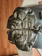 Reinder puffer pu leather jas, Kleding | Dames, Jassen | Winter, Reinders, Verzenden, Zwart, Zo goed als nieuw