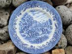 Delf blauwe borden 24 cm in goede staat, Huis en Inrichting, Ophalen of Verzenden, Zo goed als nieuw