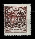 Zeldzame Samoa Express Postzegel 1877, Ophalen of Verzenden, Gestempeld