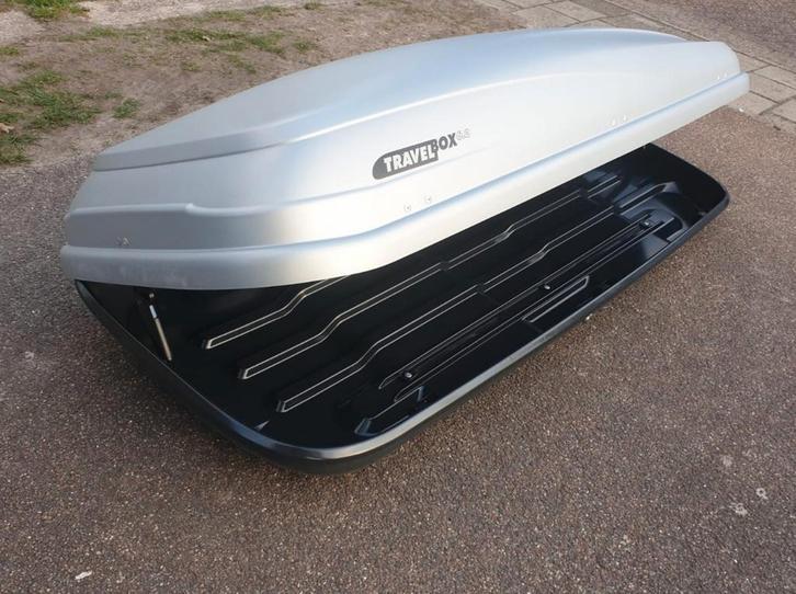 ALLERGROOTSTE Hapro Travelbox 6.0 MF XXL dakkoffer skibox, Auto diversen, Dakkoffers, Zo goed als nieuw, Ophalen of Verzenden