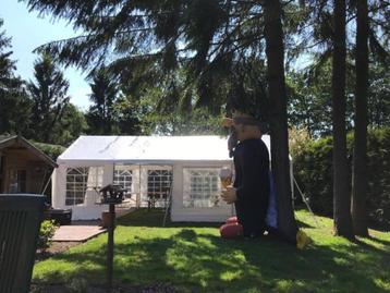Partytent kopen 4x4, 6x4 te koop compleet met nieuw dak!   beschikbaar voor biedingen