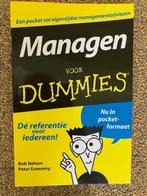 Managen voor dummies, Ophalen of Verzenden, Nieuw, Bob Nelson