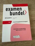 Examenbundel Maatschappijwetenschappen VWO 2014/2015, Ophalen of Verzenden, Gelezen, VWO, Maatschappijleer