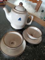 Potterie Driehoek Huizen grijze servies delen, Ophalen of Verzenden
